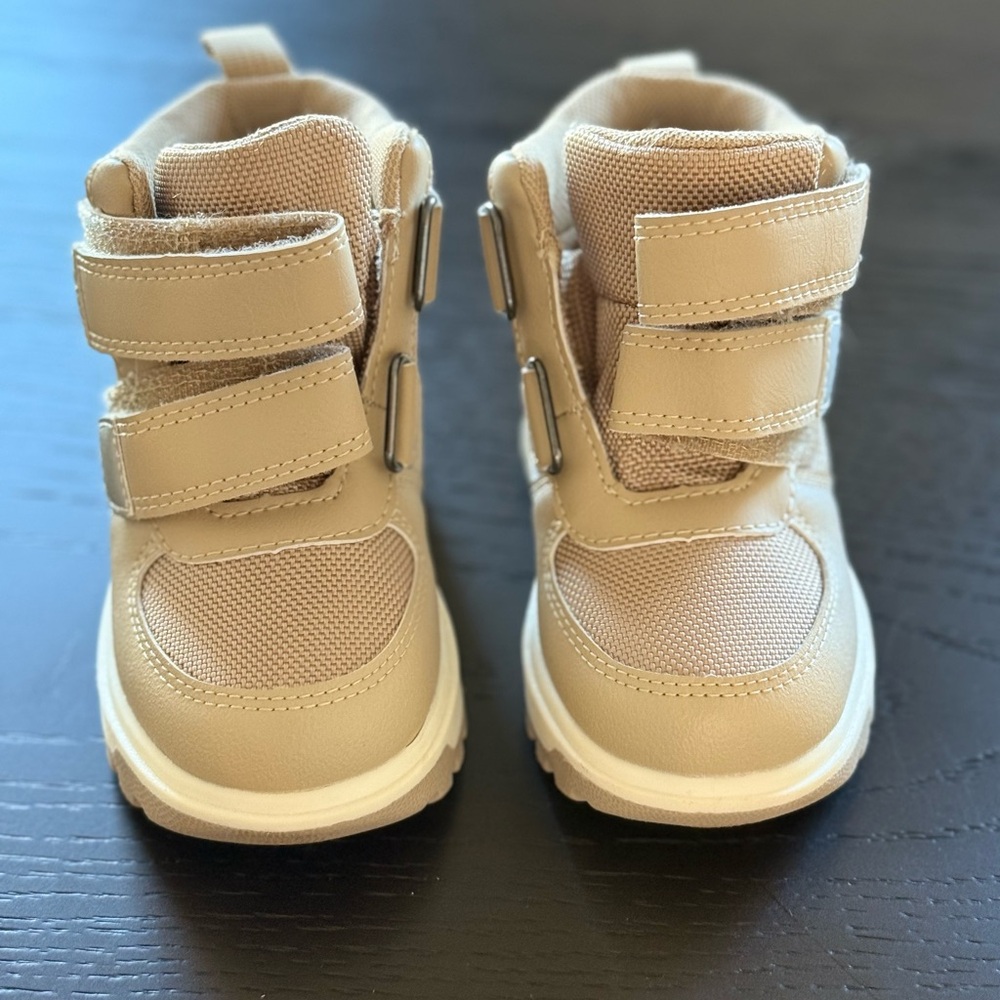 H&M Beige Kids Boots with Double Straps